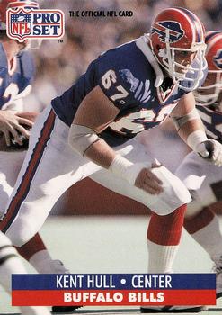 Kent Hull Buffalo Bills 1991 Pro set NFL #76
